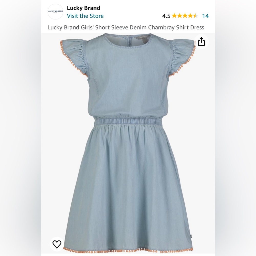 New with tags L/G 12-14 Luck Brand Dress